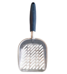 M Pets Chrome Metal Scoop For Cats