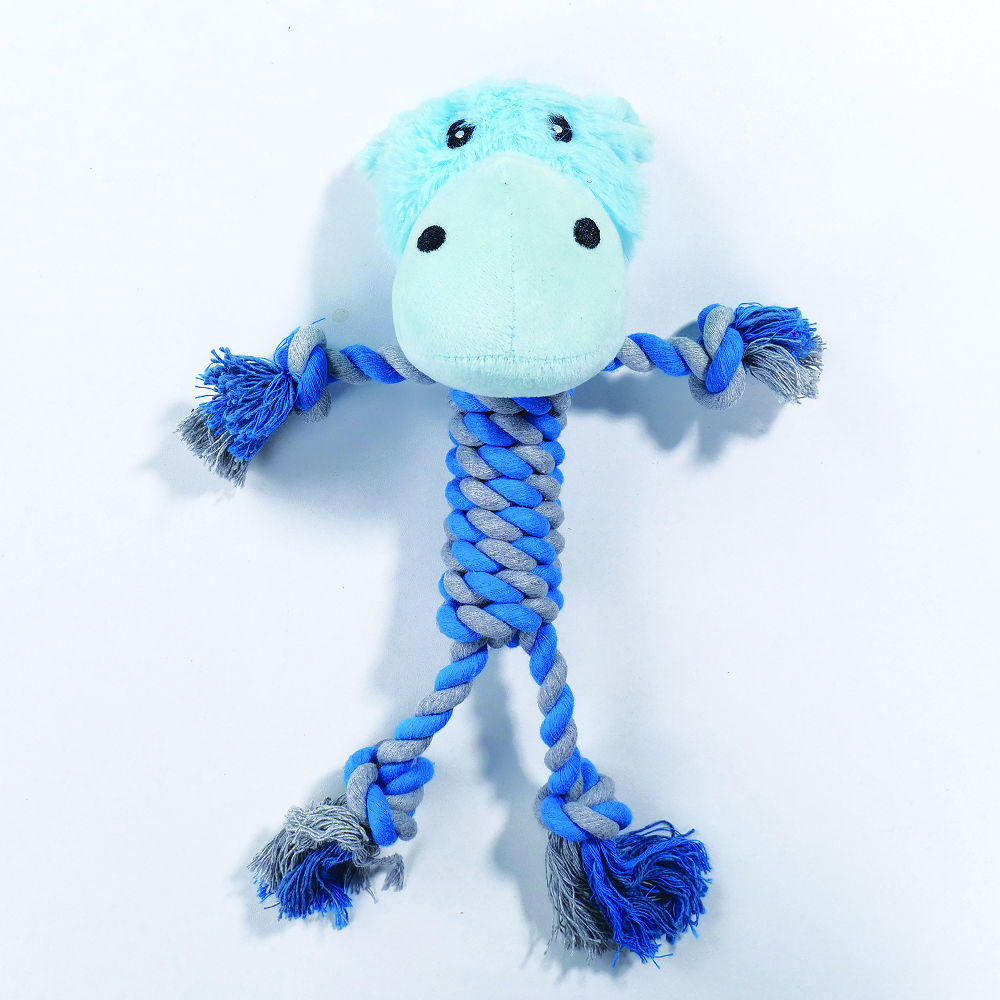 M Pets Coco Eco Rope Toy For Dogs Blue