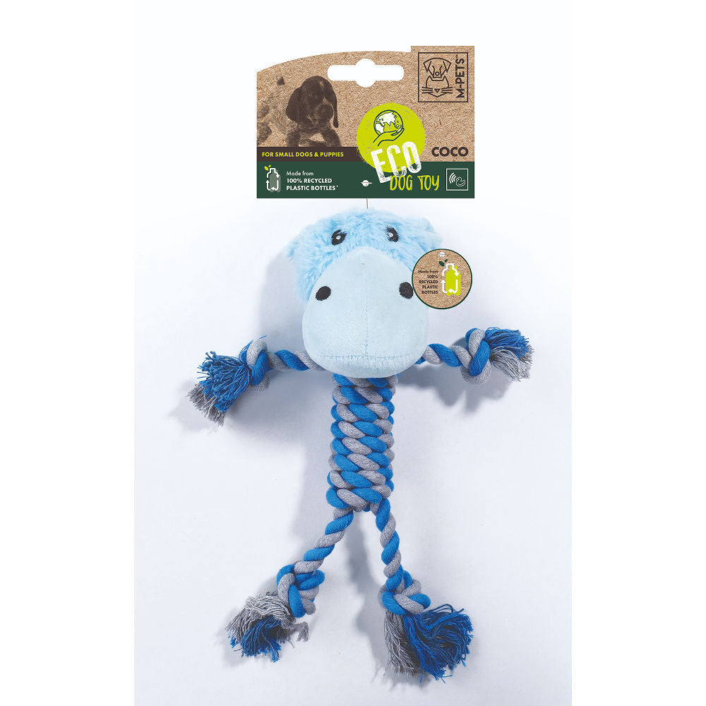 M Pets Coco Eco Rope Toy for Dogs — back view