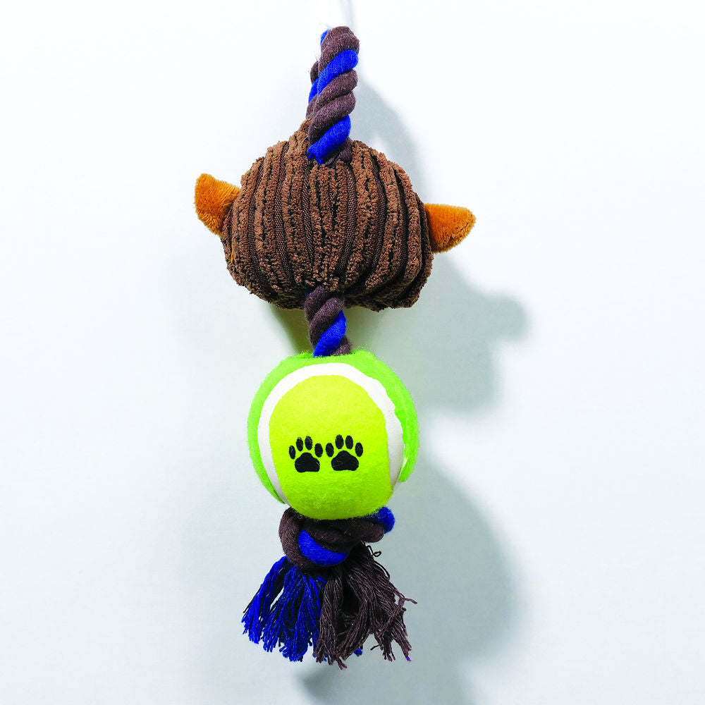 M Pets Dennis Eco Rope Toy for Dogs — side view