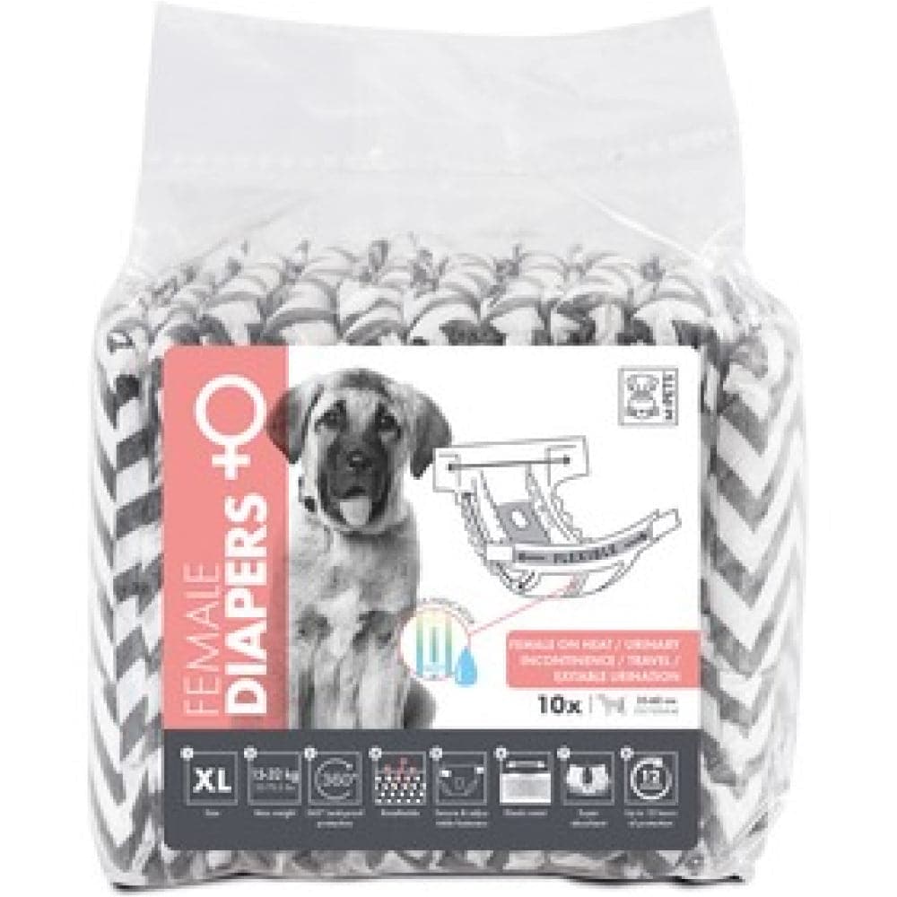 M Pets Diapers for Female Dogs — side view