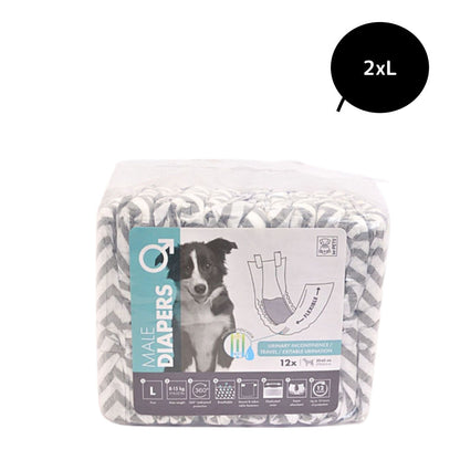 M Pets Diapers For Male Dogs 12 Pcs Copy 1 - Image 2
