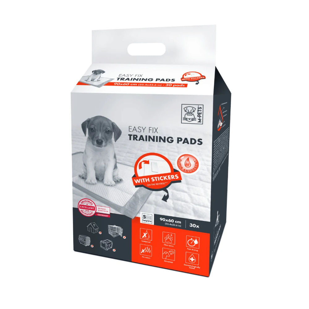 M Pets Easy Fix Puppy Training Pads With Stickers For Dogs 30Pcs
