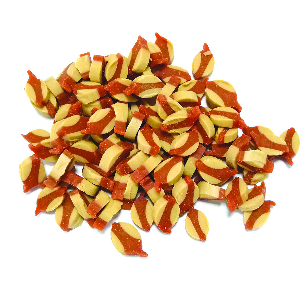 M PETS Fish Bite Treats for Cats — in use