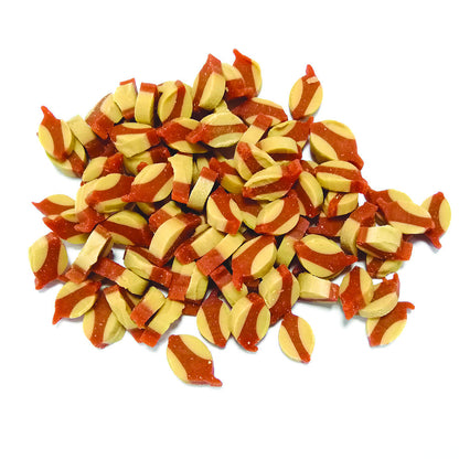 M PETS Fish Bite Treats for Cats — in use