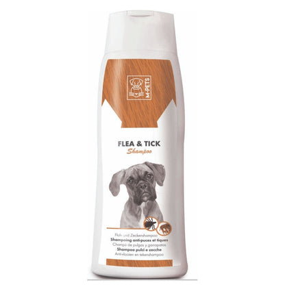 M Pets Flea & Tick Shampoo for Dogs — side view