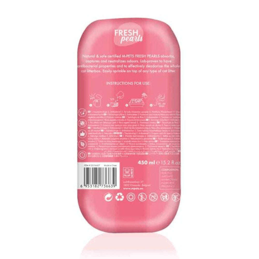 M Pets Fresh Pearls Natural Cat Litter Deodoriser — side view