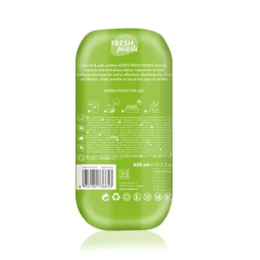 M Pets Fresh Pearls Natural Cat Litter Deodoriser — side view
