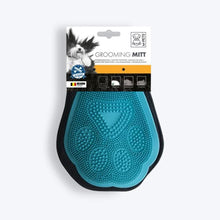 M Pets Grooming Mitt For Pets Black Blue