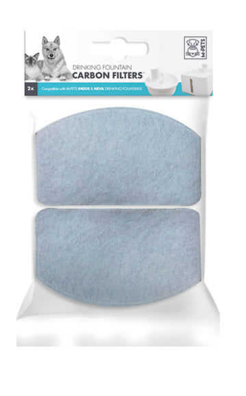 M Pets Indus Water Fountain Carbon Filter For Dogs White