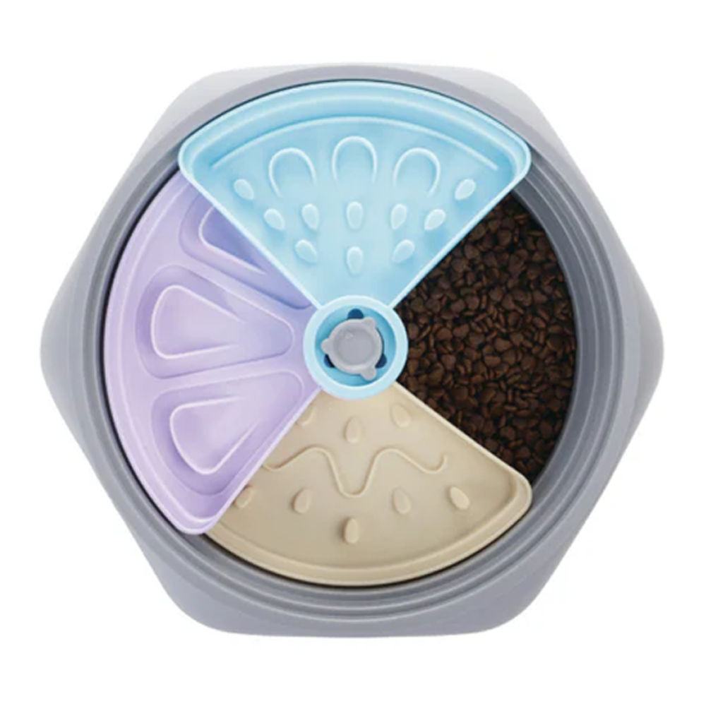 M Pets Level Up Slow Feeder For Dogs Mixed Colours