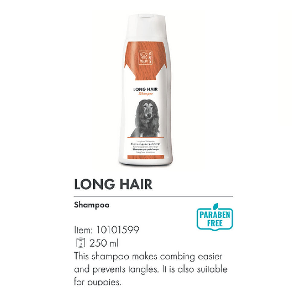 M Pets Long Hair Shampoo for Dogs — back view