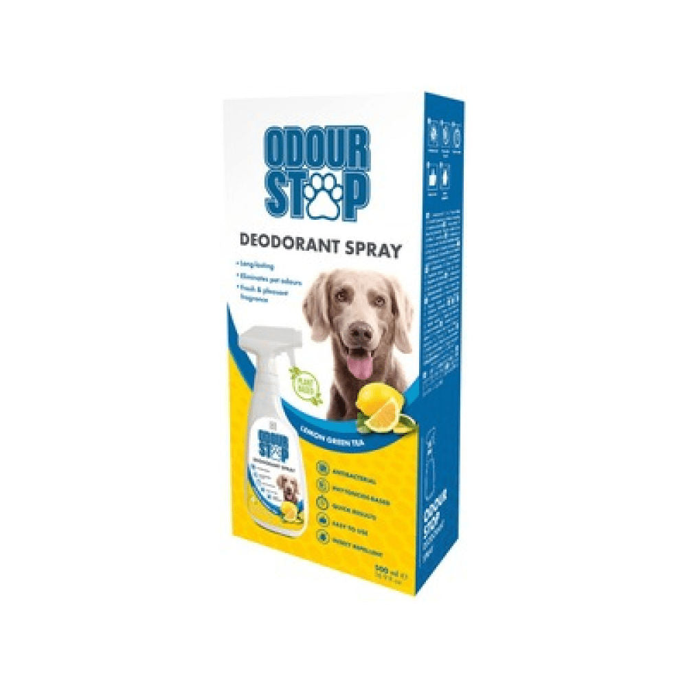 M Pets Odour Stop Deodorant Spray Lemon Green Tea