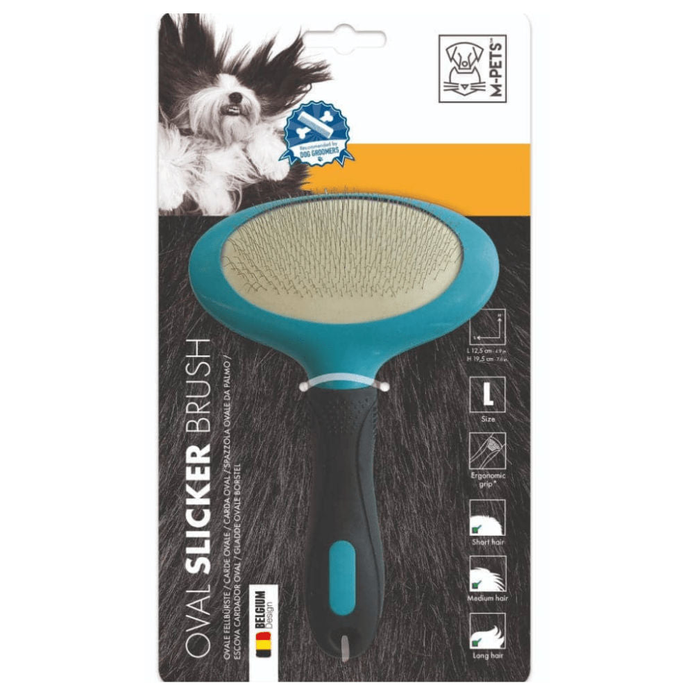 Mpets Oval Slicker Brush - Image 2