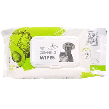 Mpets Pets Cleaning Wipes Avacado