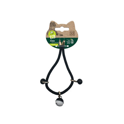 M Pets Pixie Eco Collar For Cats Black