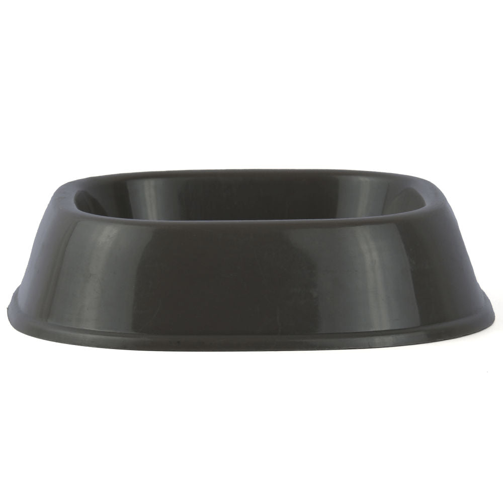 M Pets Plastic Single Bowl For Cats Grey