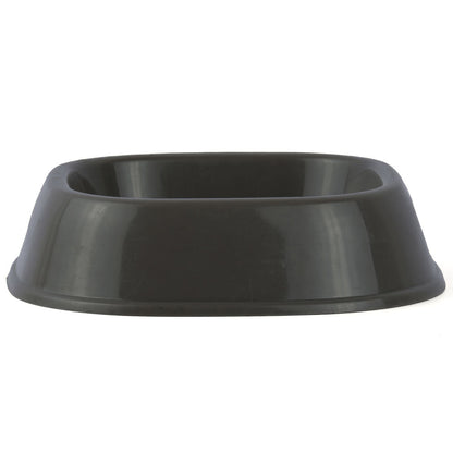 M Pets Plastic Single Bowl For Cats Grey