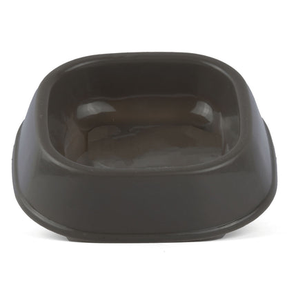 M Pets Plastic Single Bowl For Cats Grey - Image 2