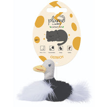 M Pets Plume Ostrich Catnip Toy For Cats White