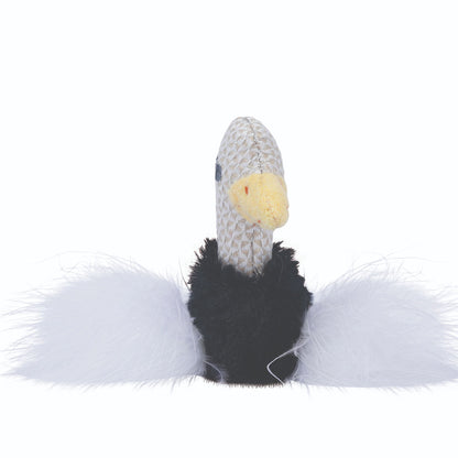 M Pets Plume Ostrich Catnip Toy for Cats — detail shot