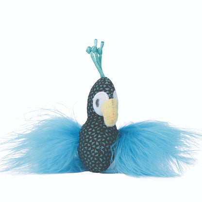 M Pets Plume Peacock Catnip Toy for Cats — detail shot