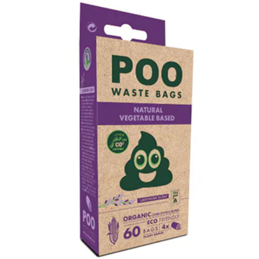 M Pets Poo 100 Lavender Scent Recycled Waste Bags For Dogs