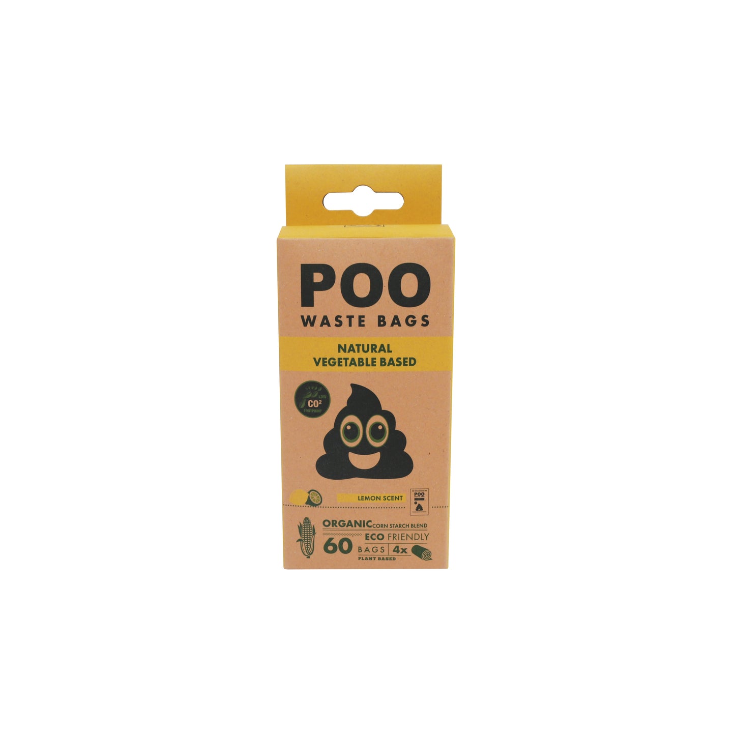 M Pets Poo Lemon Scent Natural Vegetable Waste Bags for Dogs — detail shot