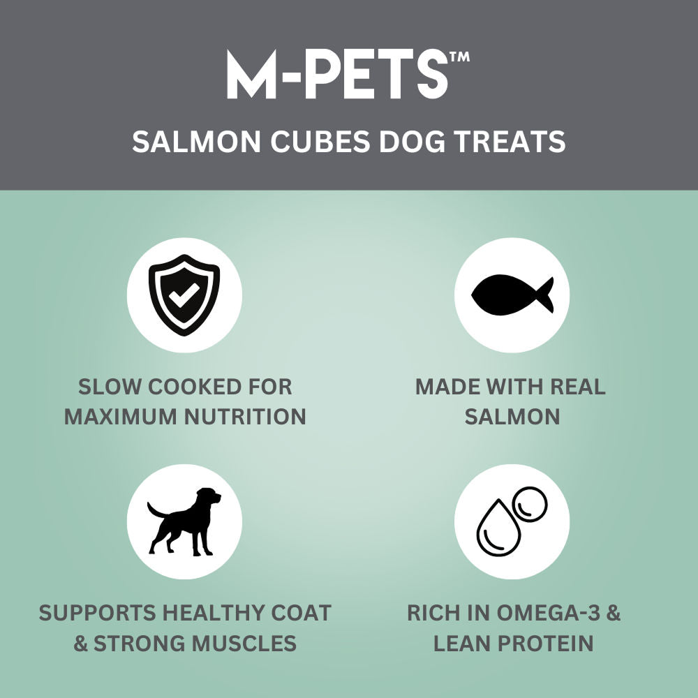M Pets Salmon Cubes Treats For Dogs - Image 3