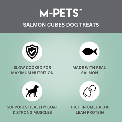 M Pets Salmon Cubes Treats For Dogs - Image 3
