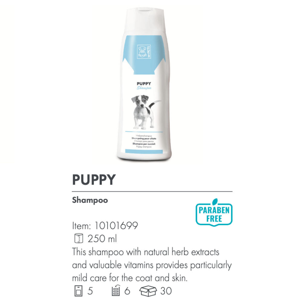 M Pets Shampoo for Puppies — back view