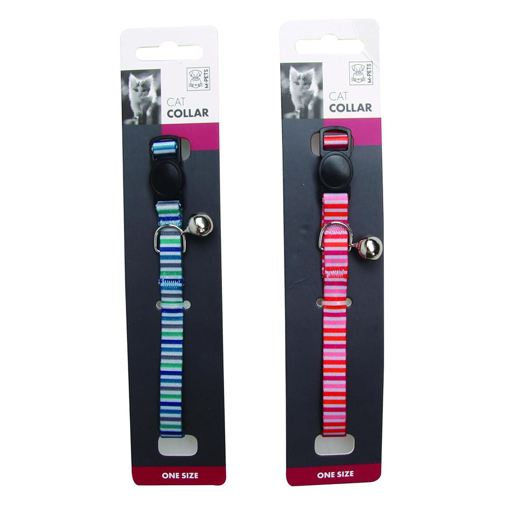M Pets Stripes Collar For Cats