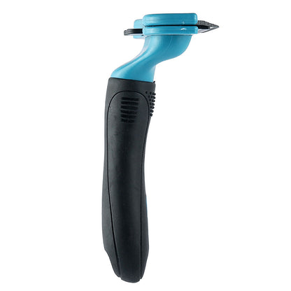 M Pets Stylus Deshedding Brush for Dogs and Cats — back view
