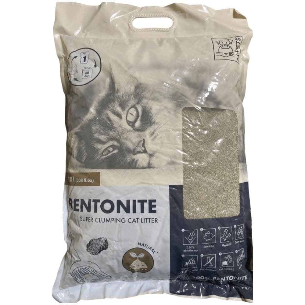 Mpets Super Clumping Bentonite Cat Litter Yellow