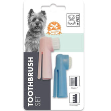 Mpets Toothbrush Set Of 2Pcs Pink Blue