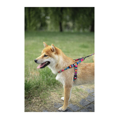 M Pets Urban Style Jazz Stripes Harness for Dogs — side view