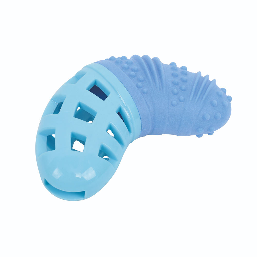 M Pets Vice Versa Chicken Scented Boomerang Toy For Dogs Blue