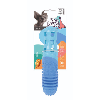 M Pets Vice Versa Chicken Scented Stick Toy For Dogs Blue