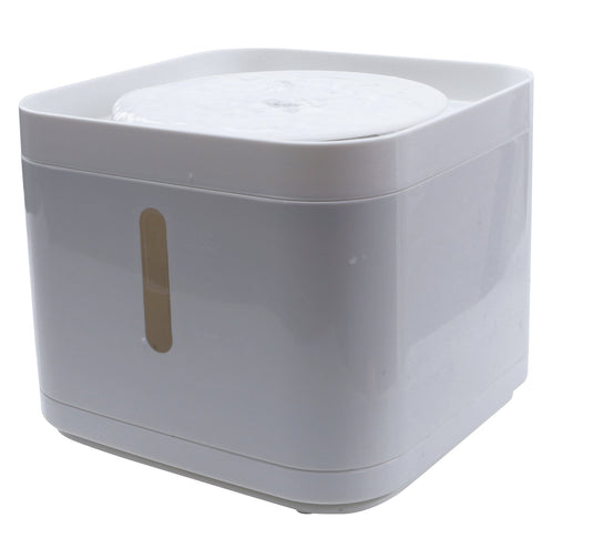 M Pets Volga Drinking Fountain For Dogs White