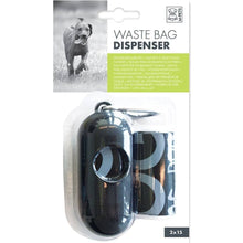 M Pets Waste Bag Dispenser For Dogs Black