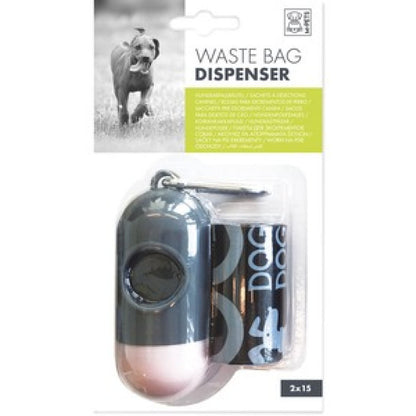 M Pets Waste Bag Dispenser For Dogs Black Pink