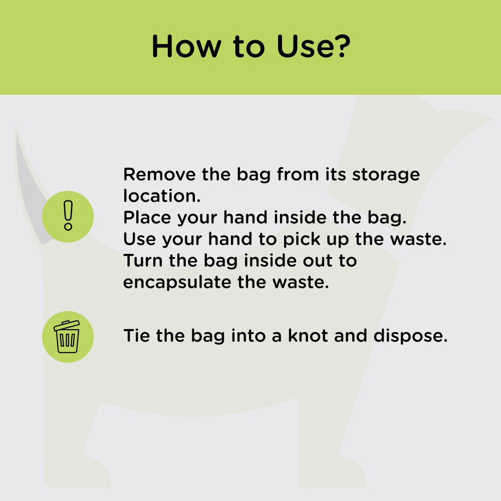 M Pets Waste Bag Dispenser for Dogs — back view