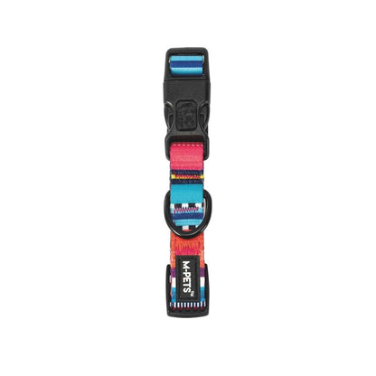 M Pets Urban Style Jazz Stripes Collar for Dogs — in use