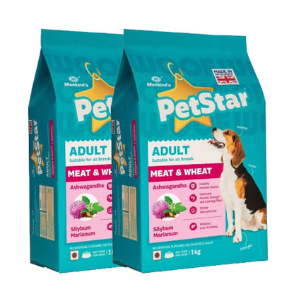 mankind-petstar-meat-and-wheat-adult-dog-dry-food-2 1kg+1kg