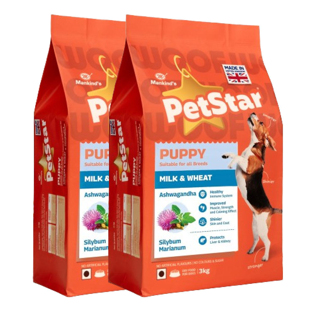 mankind-petstar-milk-and-wheat-puppy-dog-dry-food-1 3kg+3kg