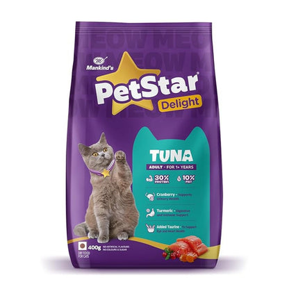 Mankind PetStar Tuna Adult Cat Dry Food — side view