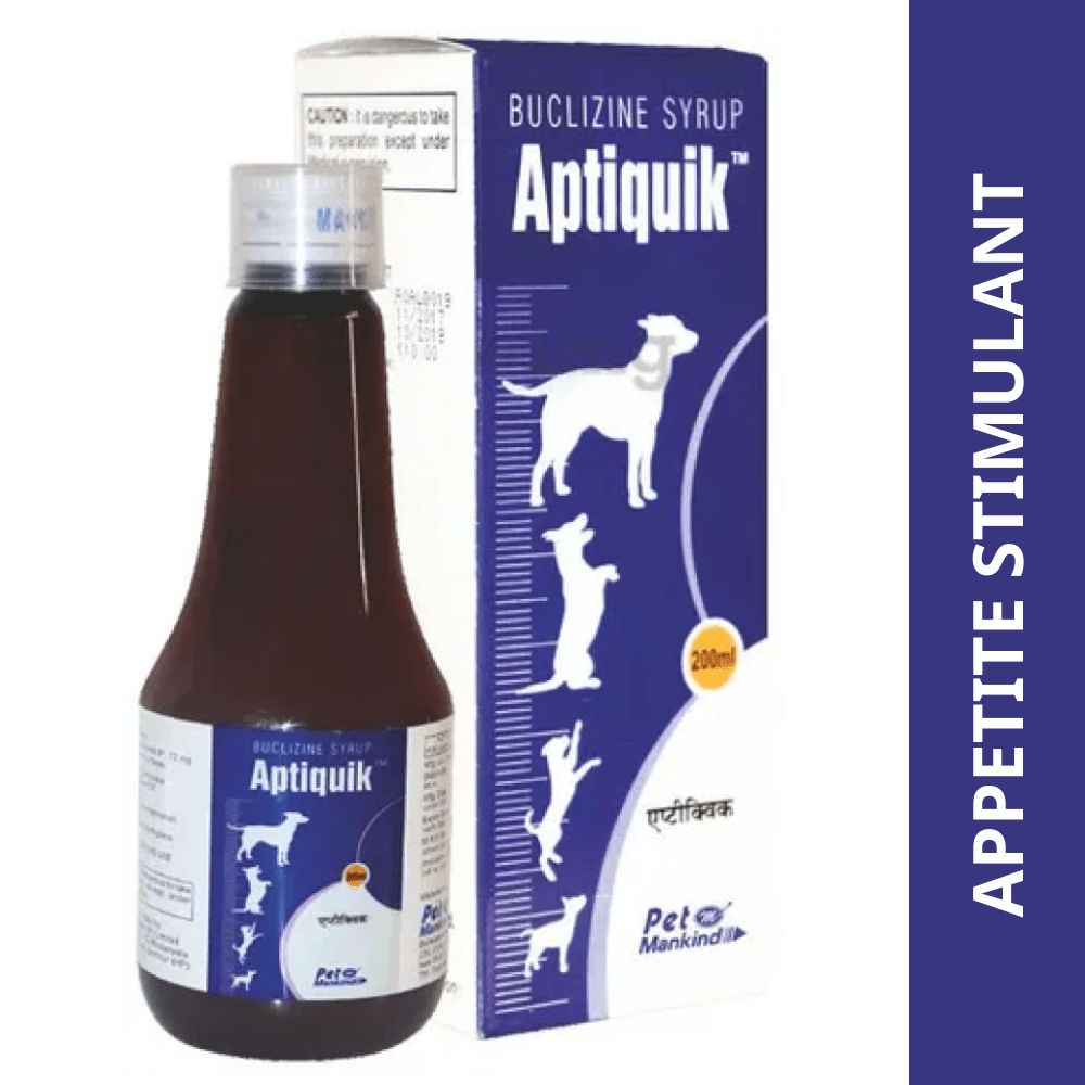 Mankind Aptiquik Syrup (Buclizine) for Dogs — detail shot