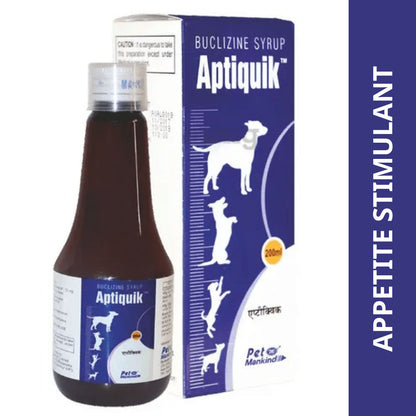 Mankind Aptiquik Syrup (Buclizine) for Dogs — detail shot