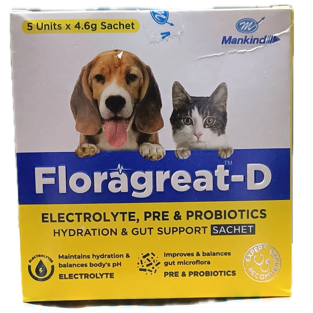 Mankind Floragreat D 4 6Gm For Dogs And Cats