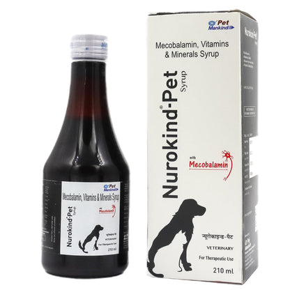 Mankind Nurokind Pet Syrup Multi Vitamin Supplement for Dogs and Cats — side view